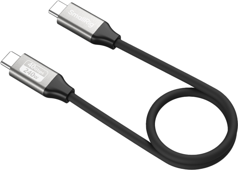 SmallRig 5073 - kabel USB-C do USB-C, 35cm, 40Gbps, 240W, 8K
