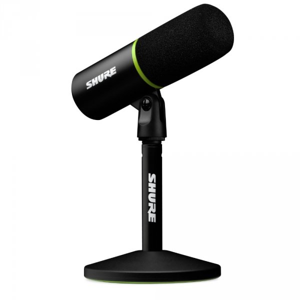 Shure MV6 KARDIOIDALNY MIKROFON DYNAMICZNY USB-C DLA GRACZY I STREAMERÓW PC