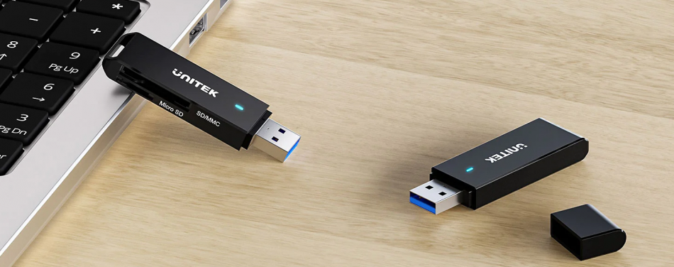 Unitek Czytnik kart SD i microSD USB-A