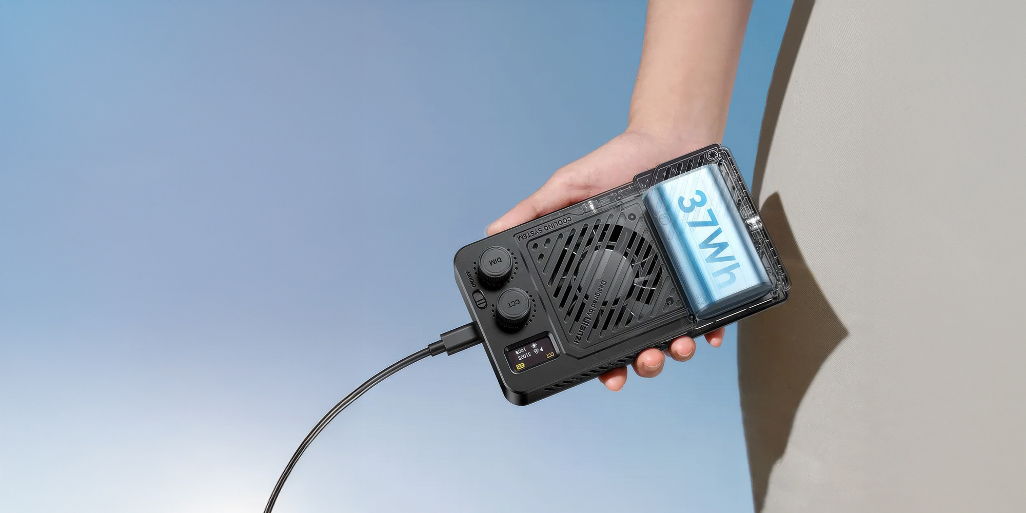 Lampa LED Ulanzi LM-P40 RGB,  WB (2700 K - 6500 K)