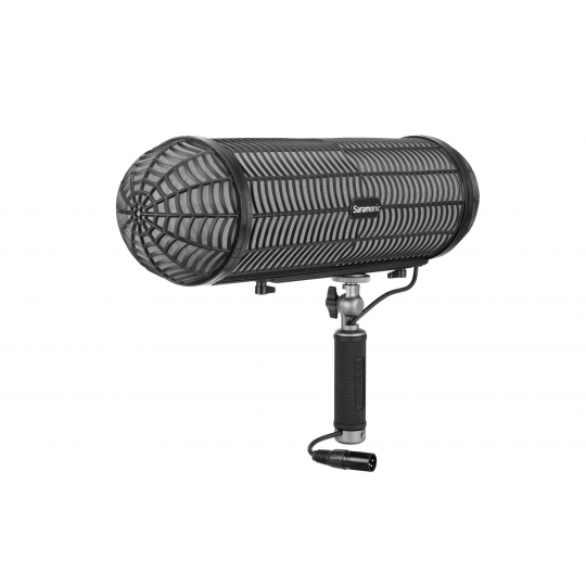 Osłona przeciwwietrzna z uchwytem Saramonic VWS do mikrofonów typu shotgun