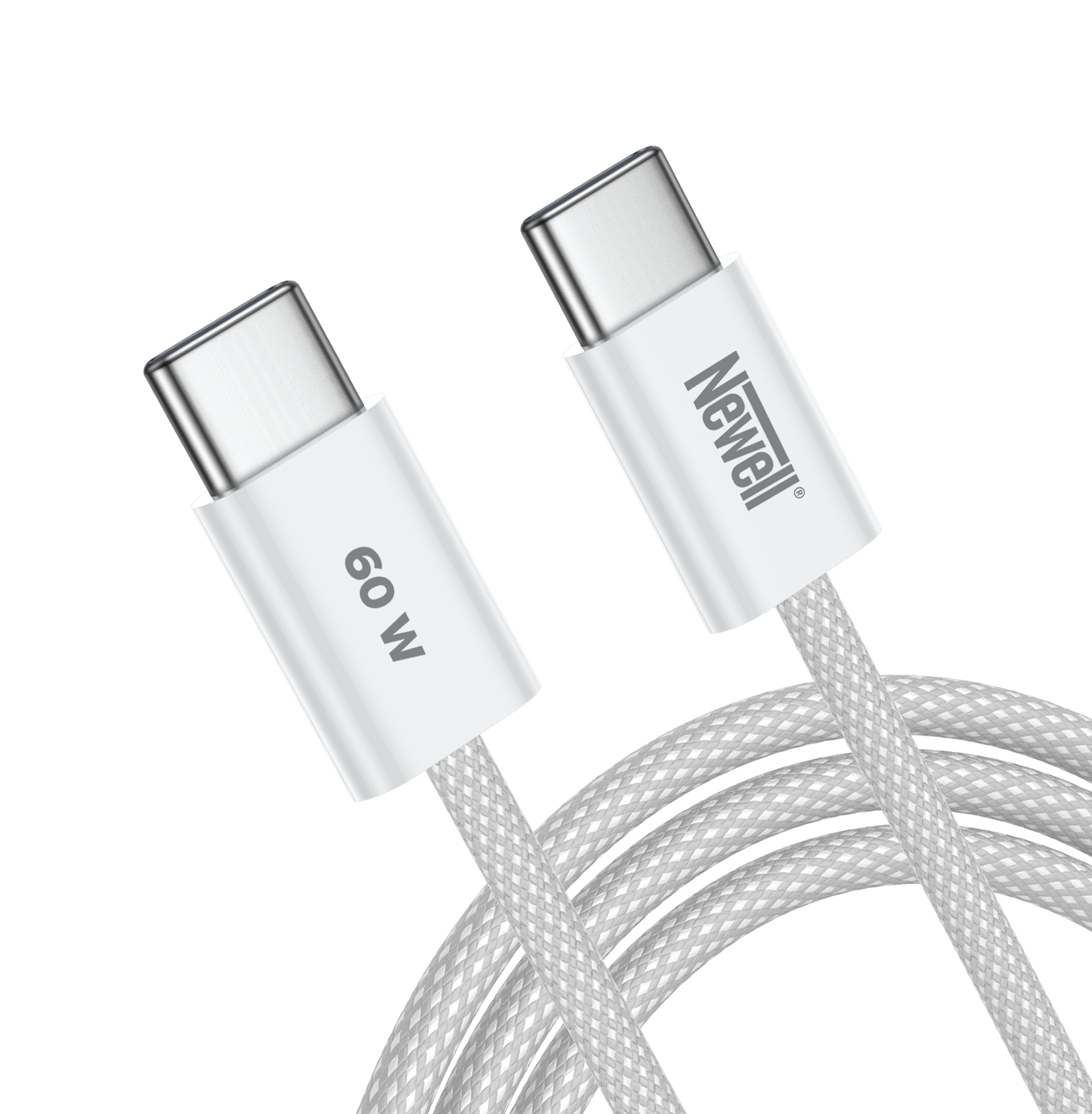 Kabel Newell USB-C - USB-C 60 W- 2 m, biały