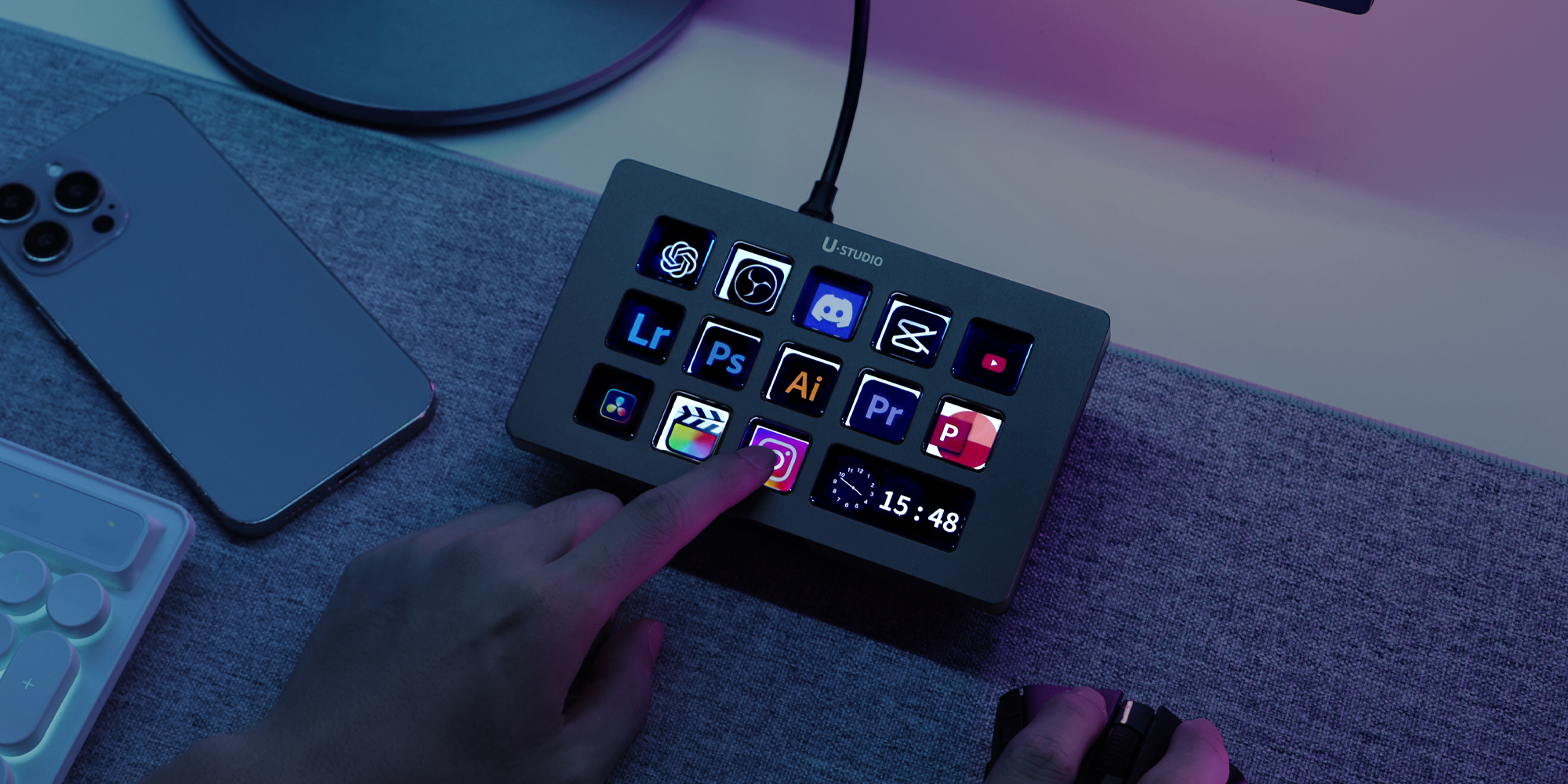 Konsola Ulanzi Stream Deck D200H
