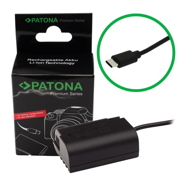 PATONA Adapter Dummy USB-C DMW-BLK22