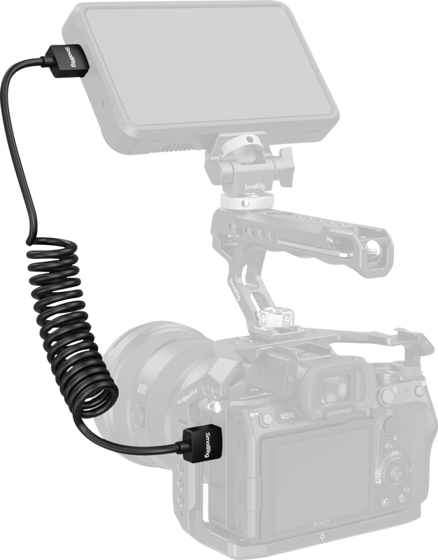 Smallrig 4963 Spiralny kabel danych HDMI A do A