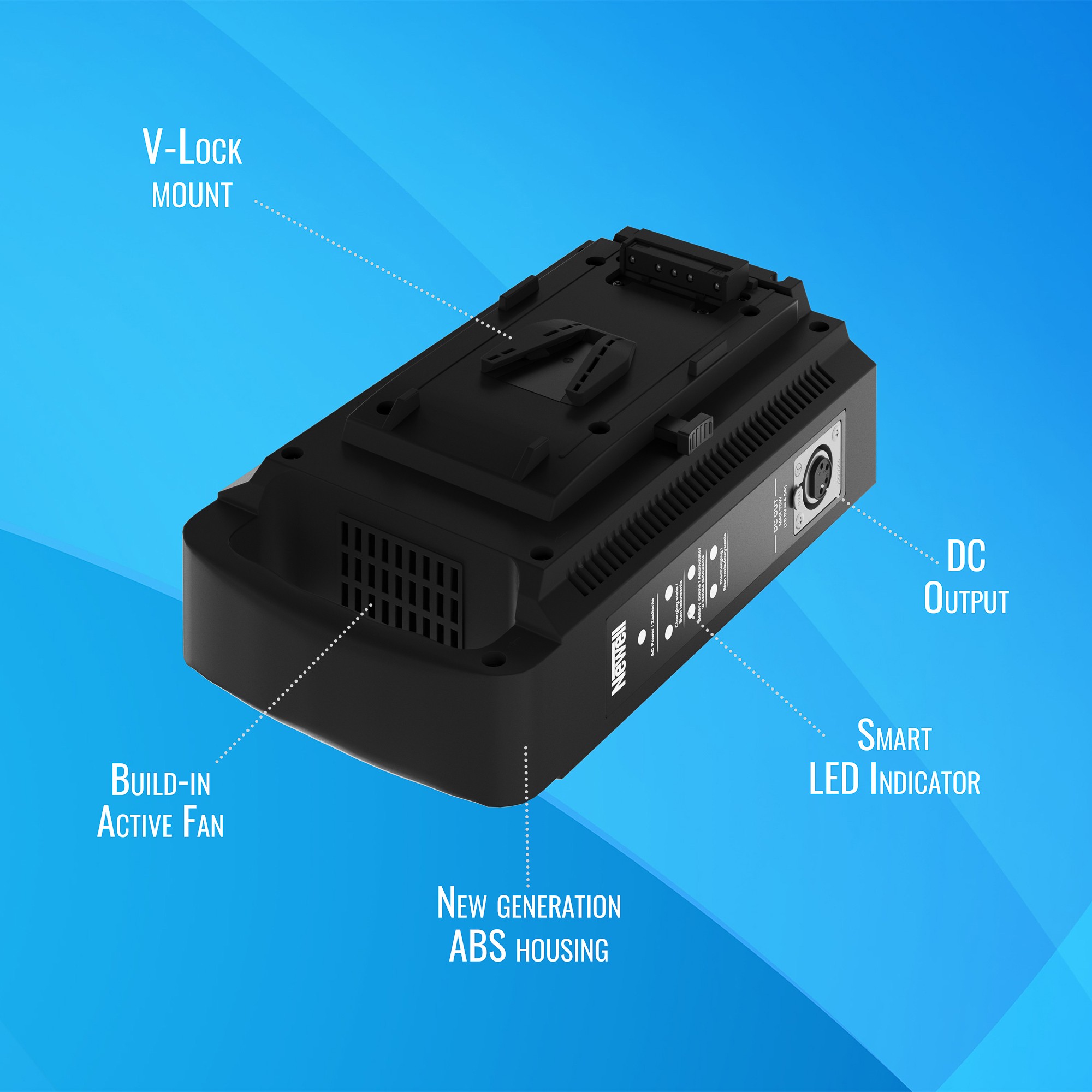 Ładowarka dwukanałowa Newell do akumulatorów V-Mount