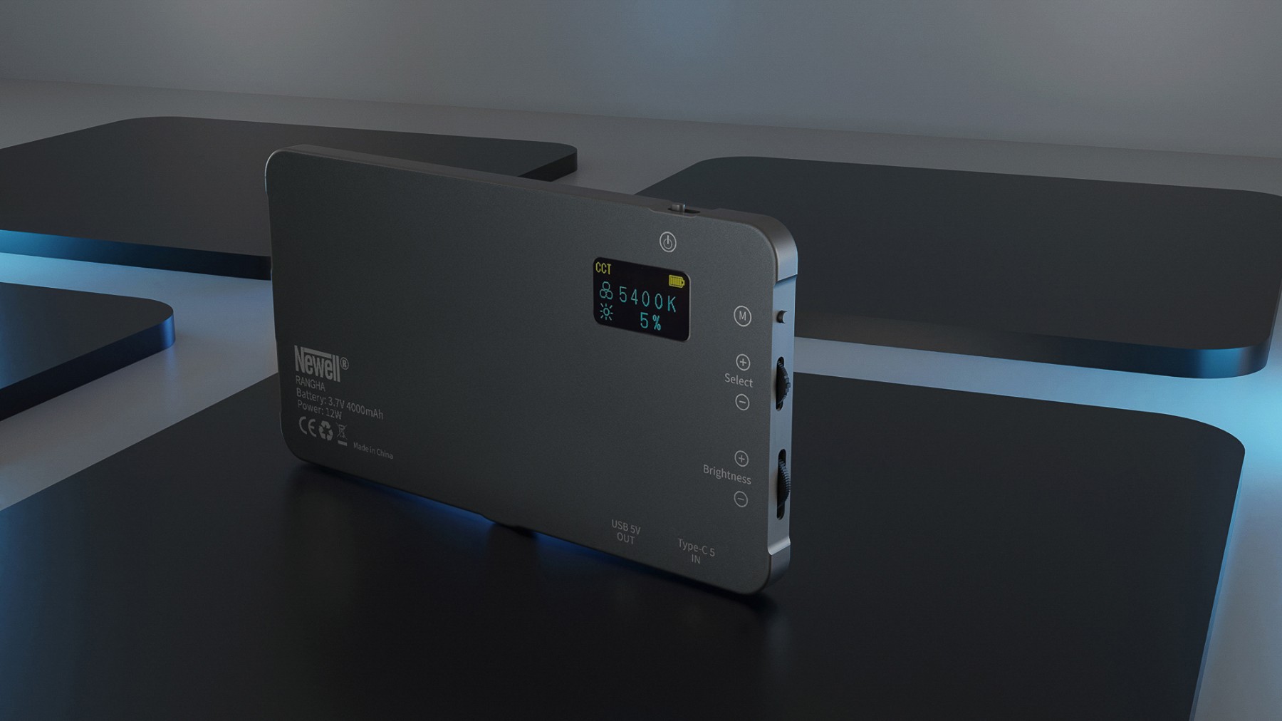 Lampa LED Newell RGB-W Rangha