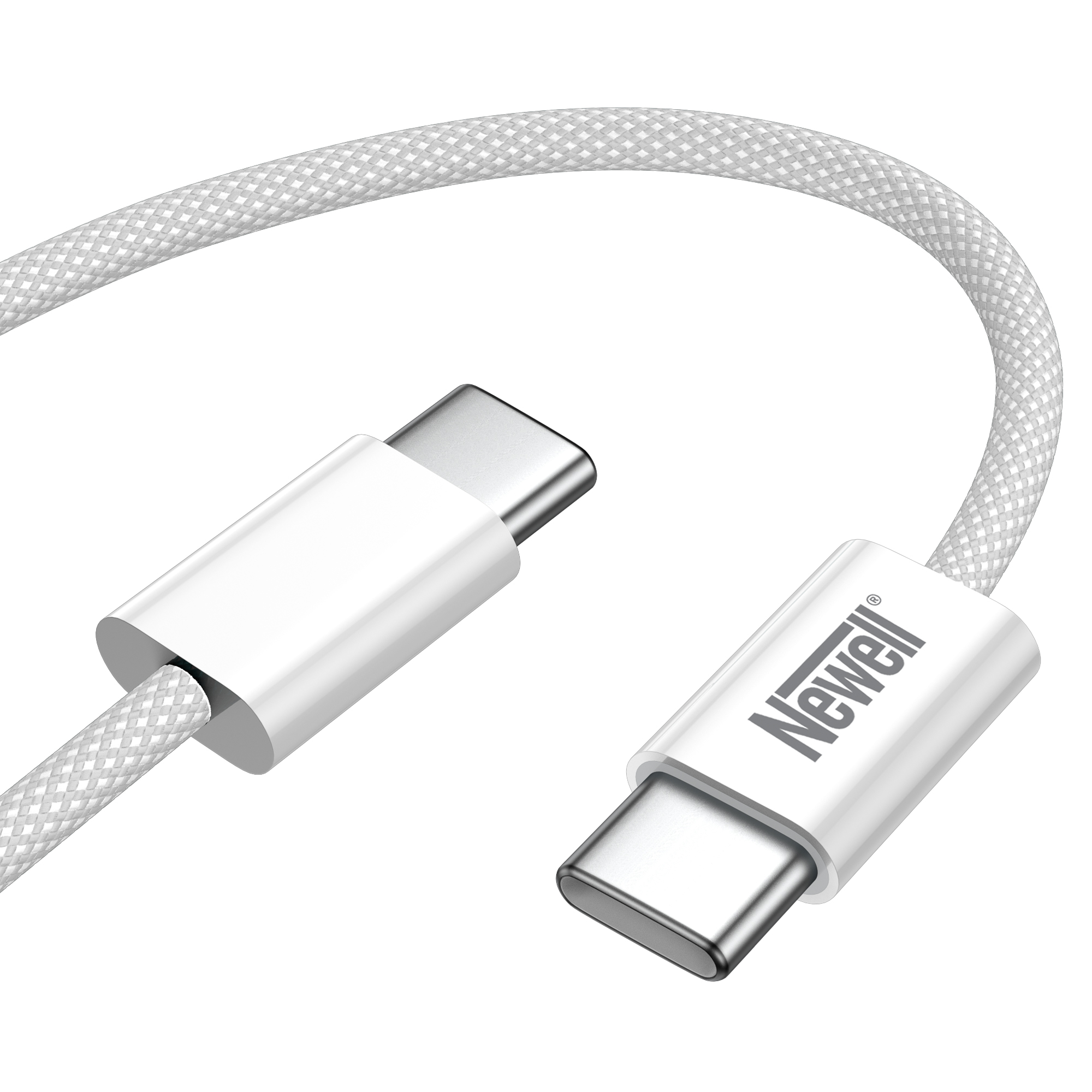 Kabel Newell USB-C - USB-C 60 W- 2 m, biały
