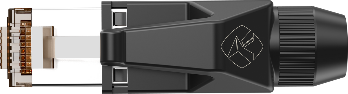 Wtyk typu RJ45 z osłoną Roxtone RJ45C5E-PHYL