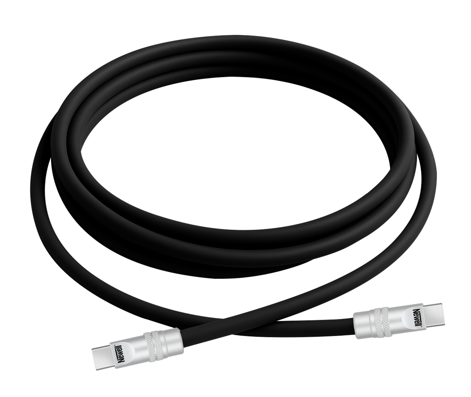 Kabel Newell USB-C - USB-C 100 W, 2 m, silikonowy, czarny