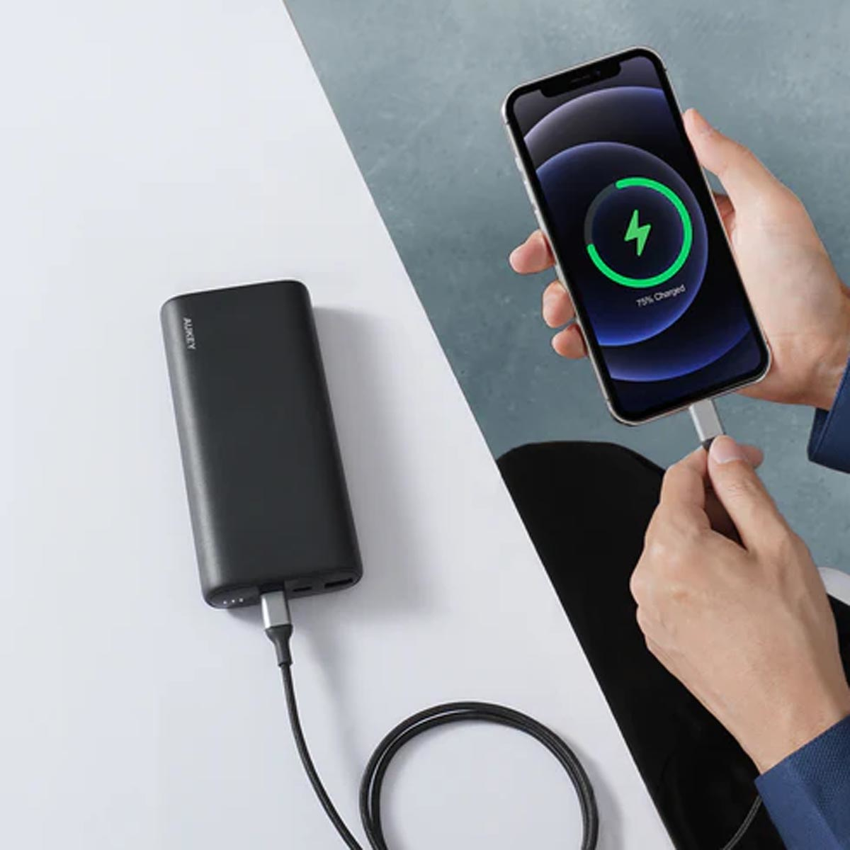 Aukey Powerbank 20000 mAh do laptopa mini 65W