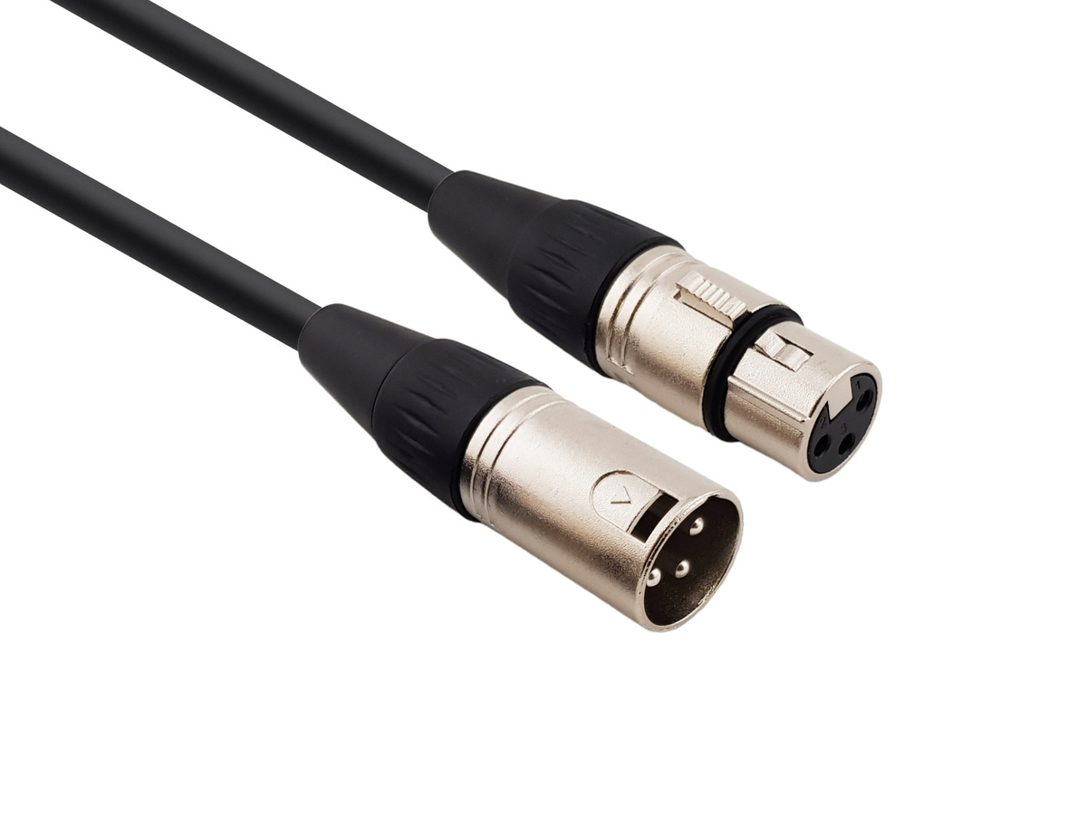 Kabel Mikrofonowy Red's Music - XLR F / XLR M - Economic 5m