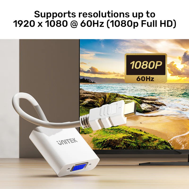 Unitek Nowy adapter HDMI do VGA Y-6333C01