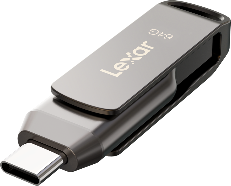 Lexar Pendrive 256 GB JumpDrive D400, USB 3.1 Type-C 130 MB/s