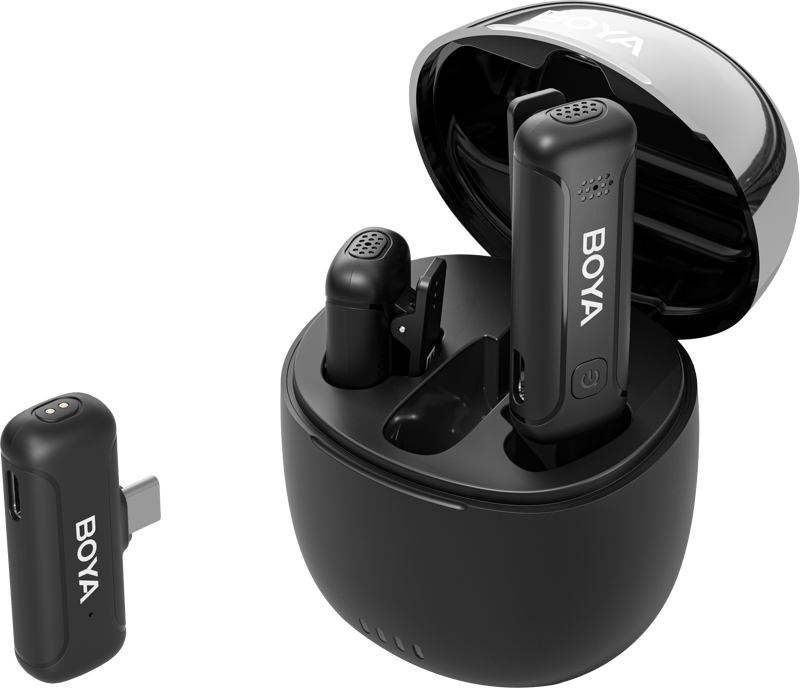 Boya BY-WM3T-U2 Bezprzewodowy mikrofon 2,4 GHz, USB C, 2TX + 1RX + etui