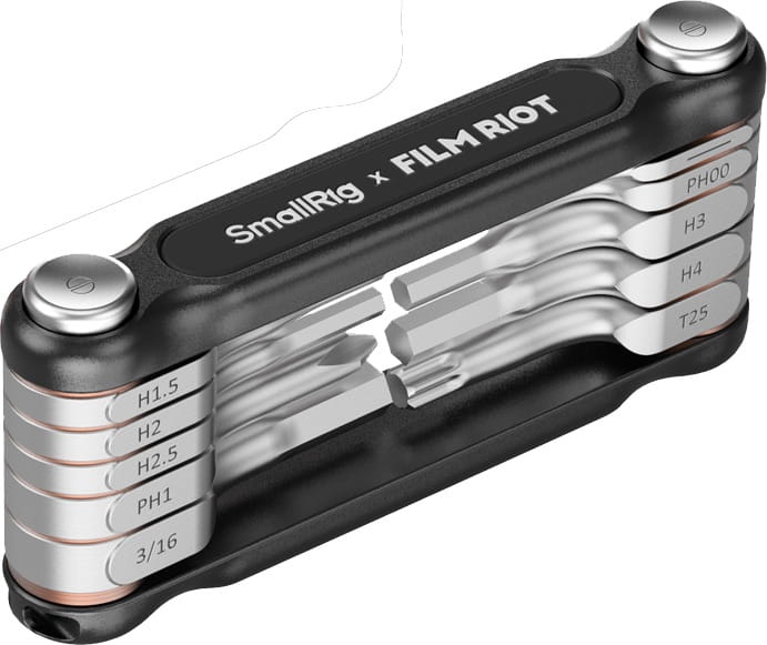 Smallrig 4375 Składany zestaw kluczy multitool 10-w-1, czarny