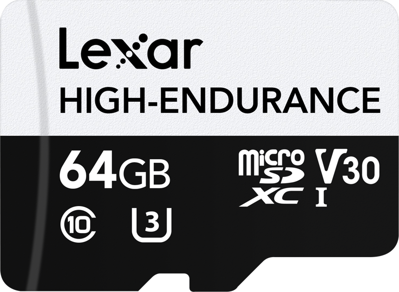Karta Lexar microSDXC High-Endurance UHS-I/U3/10 R100/W35 (V30) 64GB