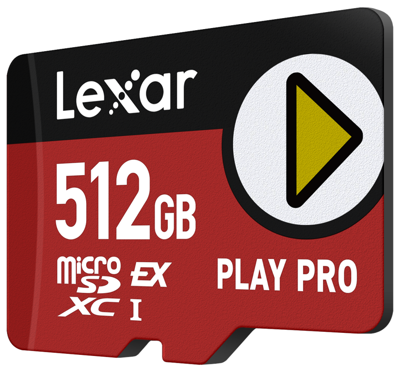 Lexar Karta microSDXC Express PLAY 7.1, R900/W600 C10 U3 UHS-I (V30) 512GB