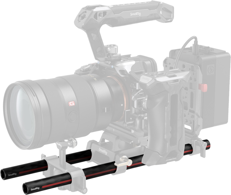 SmallRig 5212 2x pręt montażowy 15mm Carbon długość 30cm