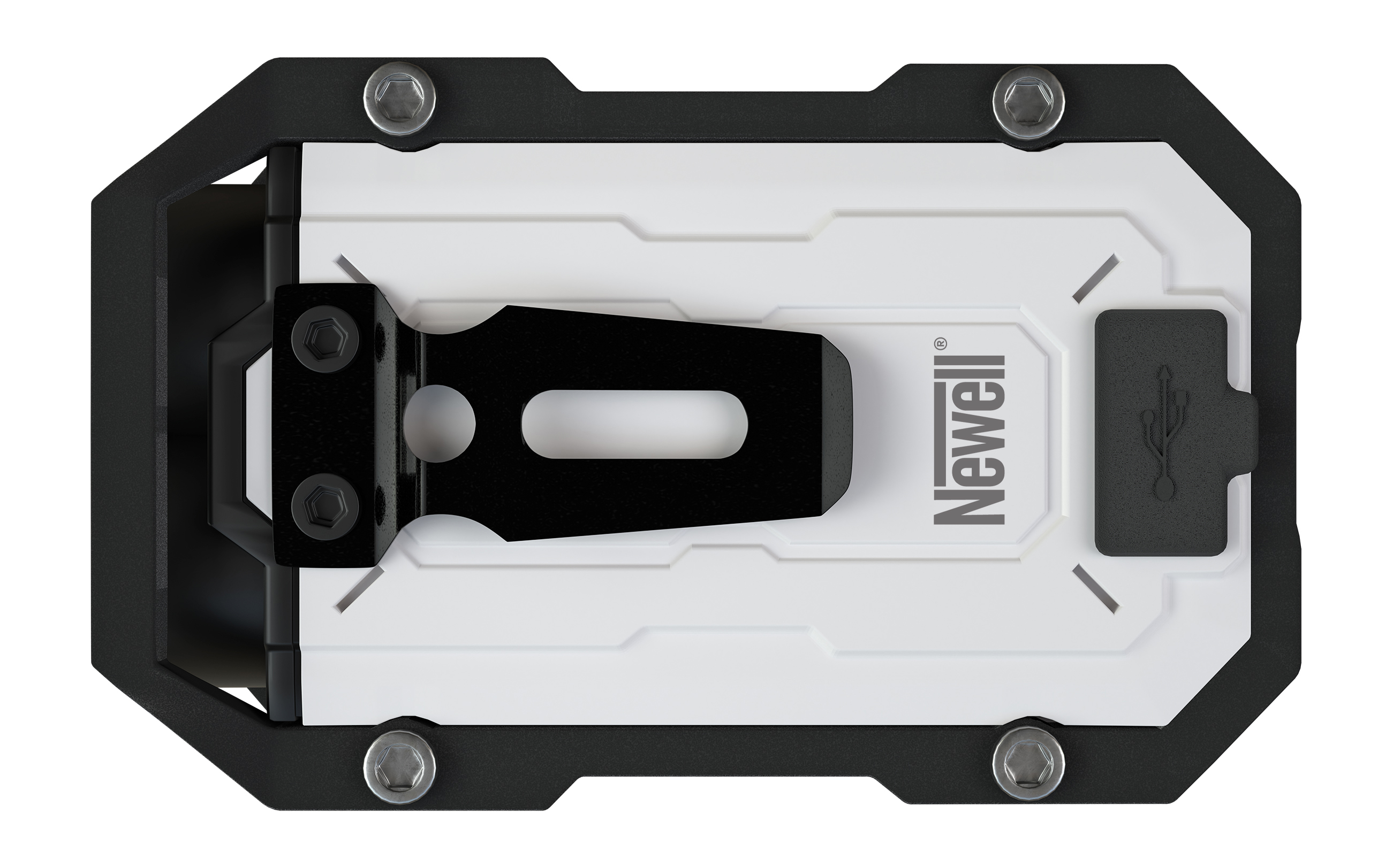 Latarka LED Newell EDC Nyks  Solid - biała