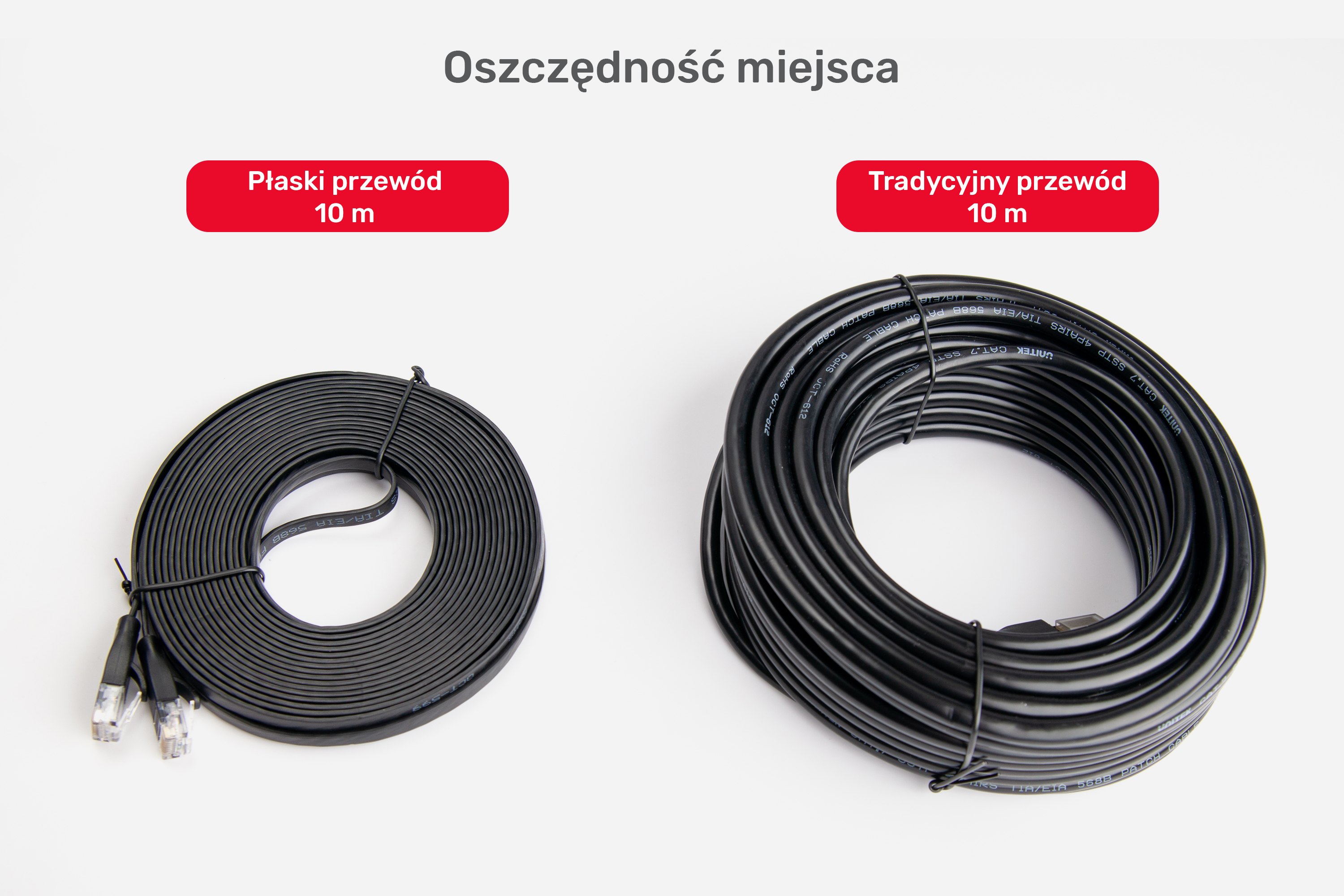 Unitek Kabel sieciowy płaski Ethernet Cat.7 1 m