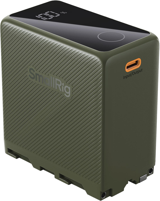 Smallrig 4577 Akumulator do aparatu USB-C NP-F970 Zielony