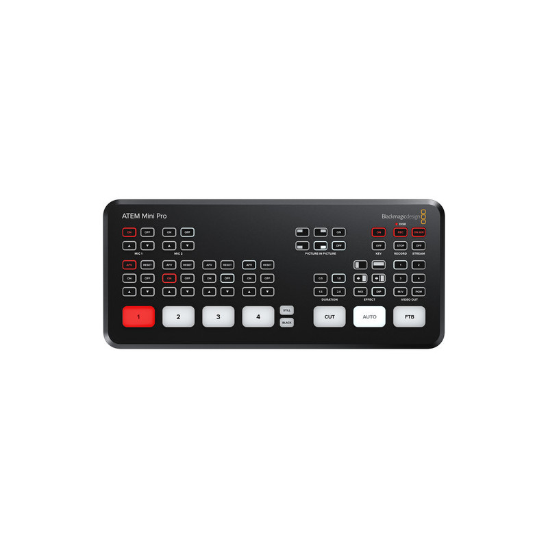 Blackmagic Design ATEM Mini PRO Audio-Video do Prowadzenia Livestreamingu