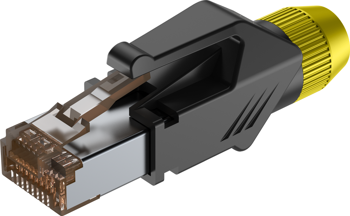 Wtyk typu RJ45 z osłoną Roxtone RJ45C5E-PHYL