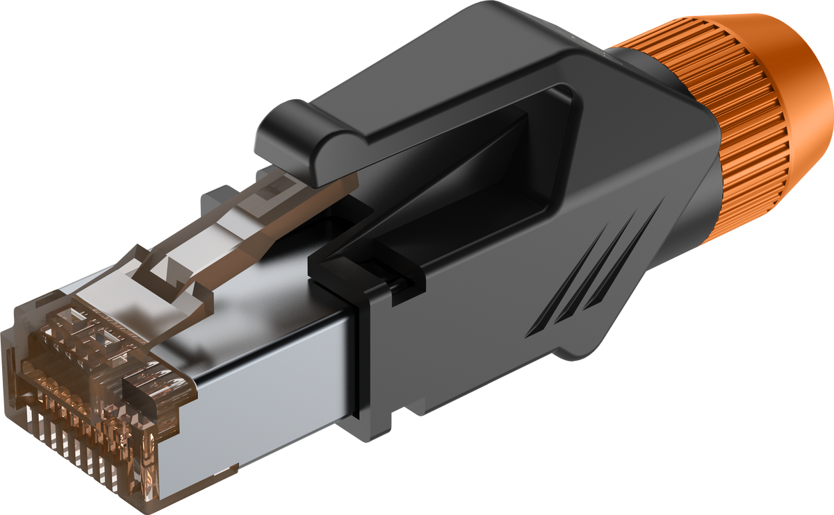 Wtyk typu RJ45 z osłoną Roxtone RJ45C5E-PHOG