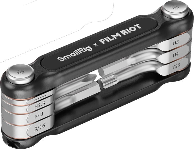 Smallrig 4374 Składany zestaw kluczy multitool 7-w-1, czarny