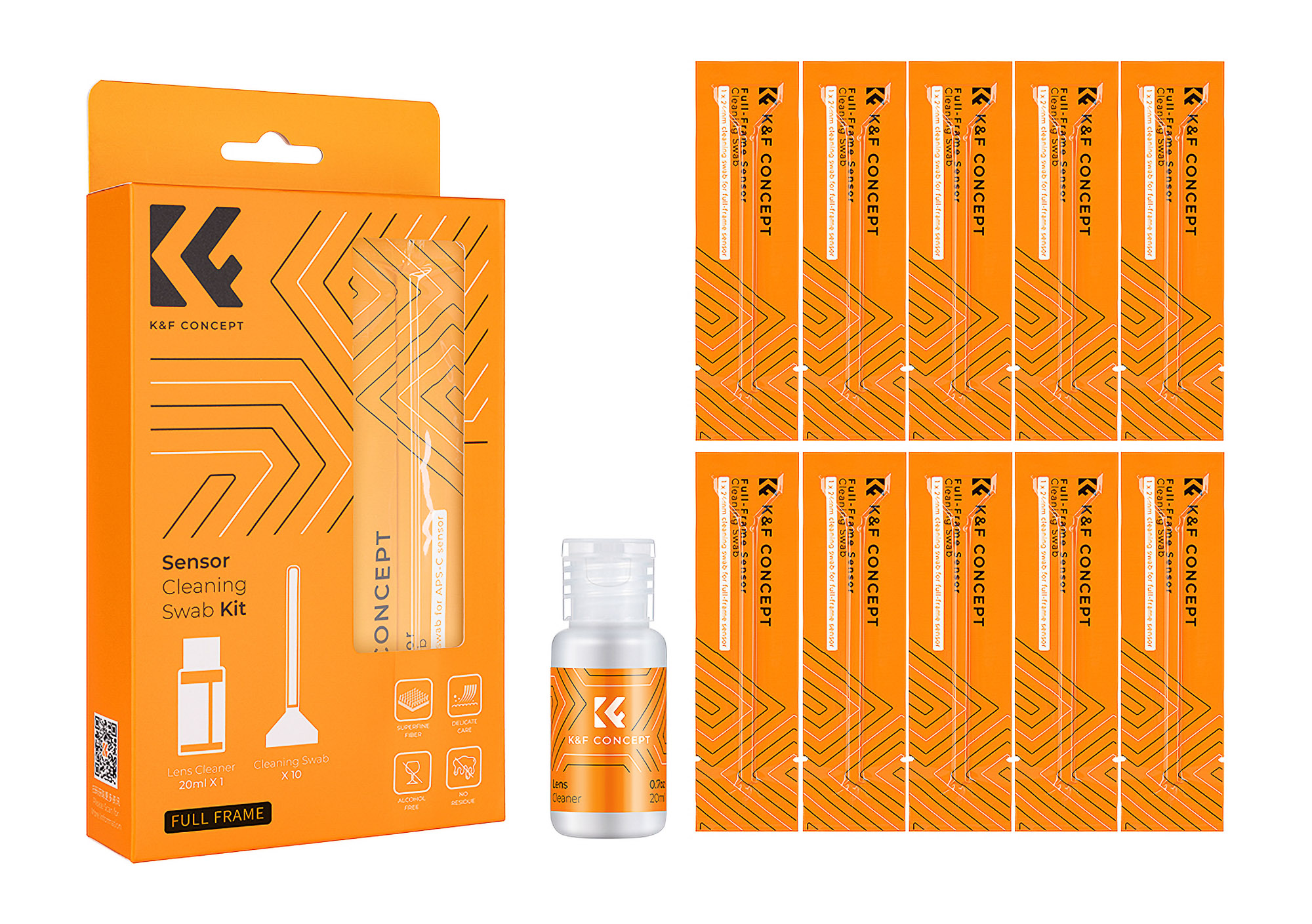 Zestaw czyszczący K&F Concept do matryc pełnoklatkowych