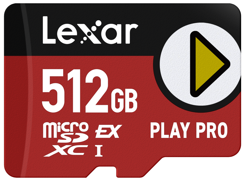 Lexar Karta microSDXC Express PLAY 7.1, R900/W600 C10 U3 UHS-I (V30) 512GB