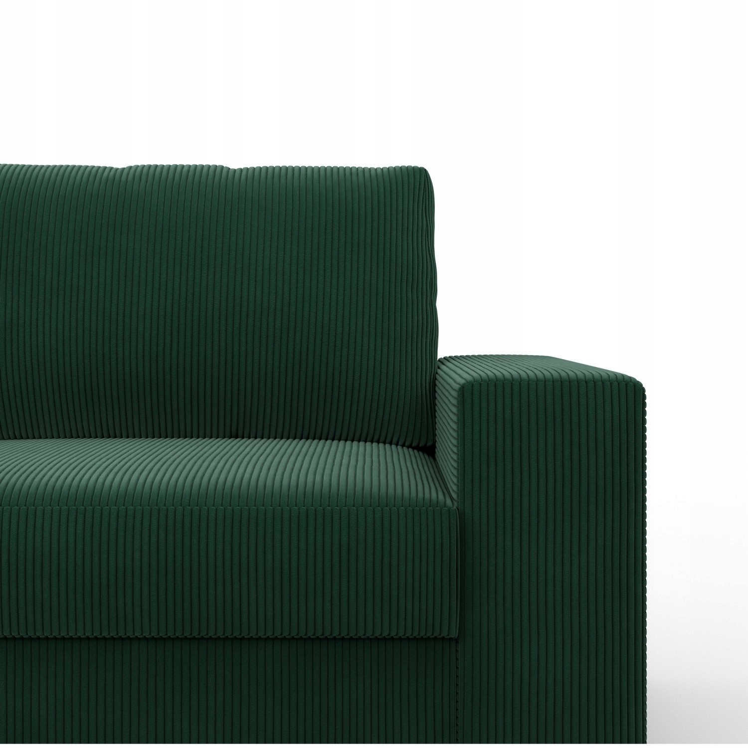 NAROŻNIK VELANO CIEMNY ZIELONY Rogówka KANAPA Rozkładana z Funkcją Spania