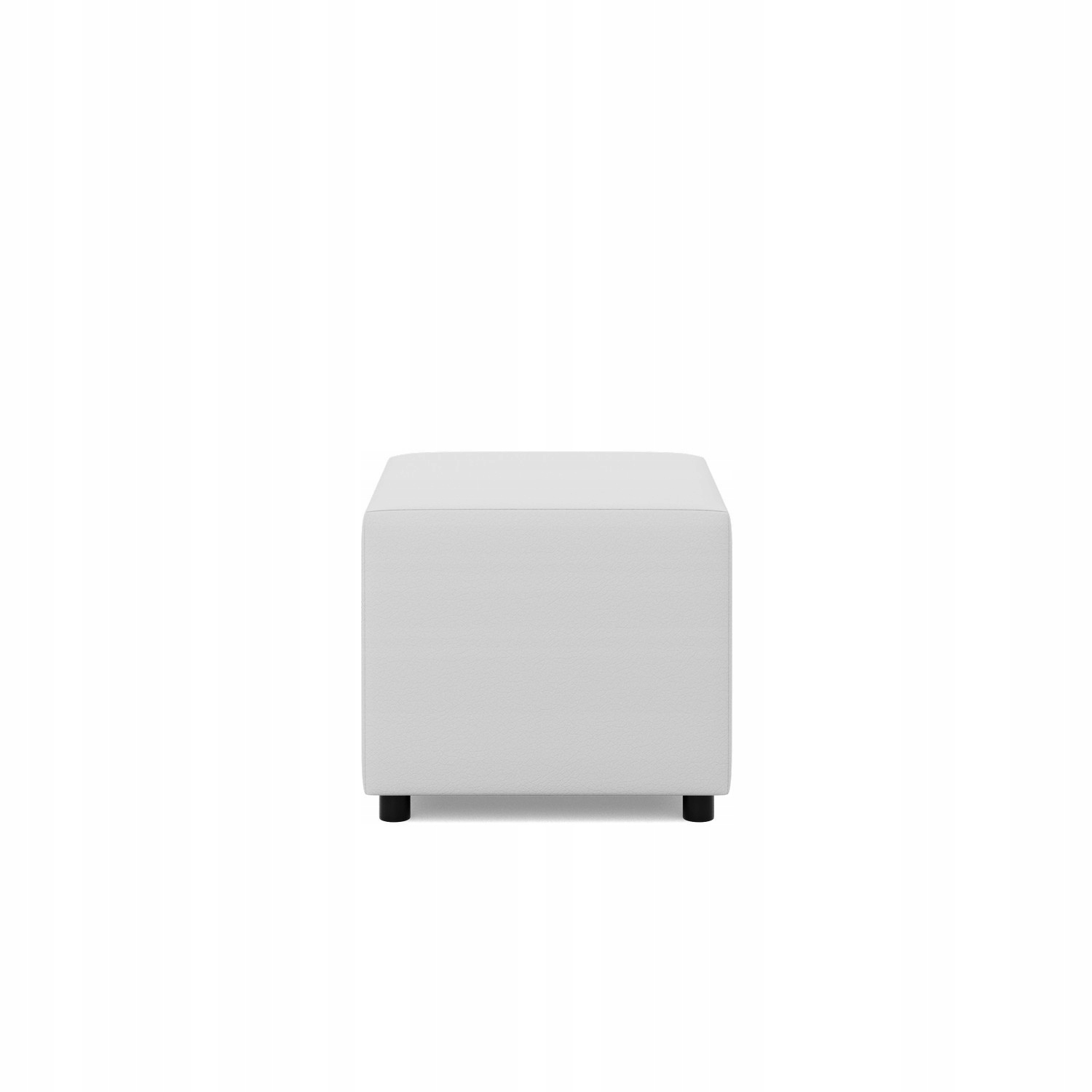 PUFA LUNA BIAŁA 50x50 Podnóżek PUF