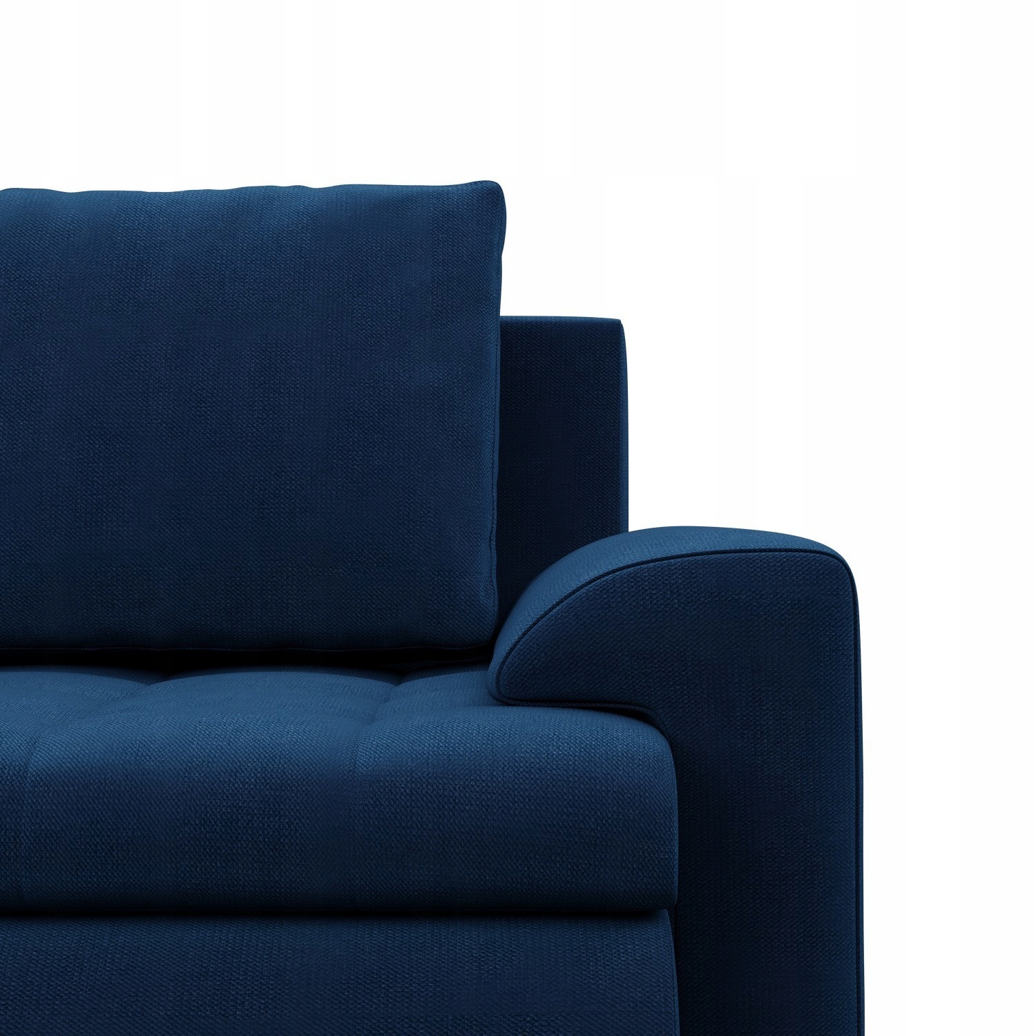 NAROŻNIK FORESTA XL NIEBIESKI GRANATOWY KANAPA Rozkładana KRONOS VELVET