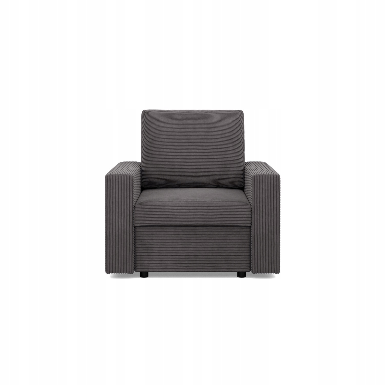 FOTEL NEO CIEMNY SZARY POSO Wygodny Elegancki BONELL SZTRUKS