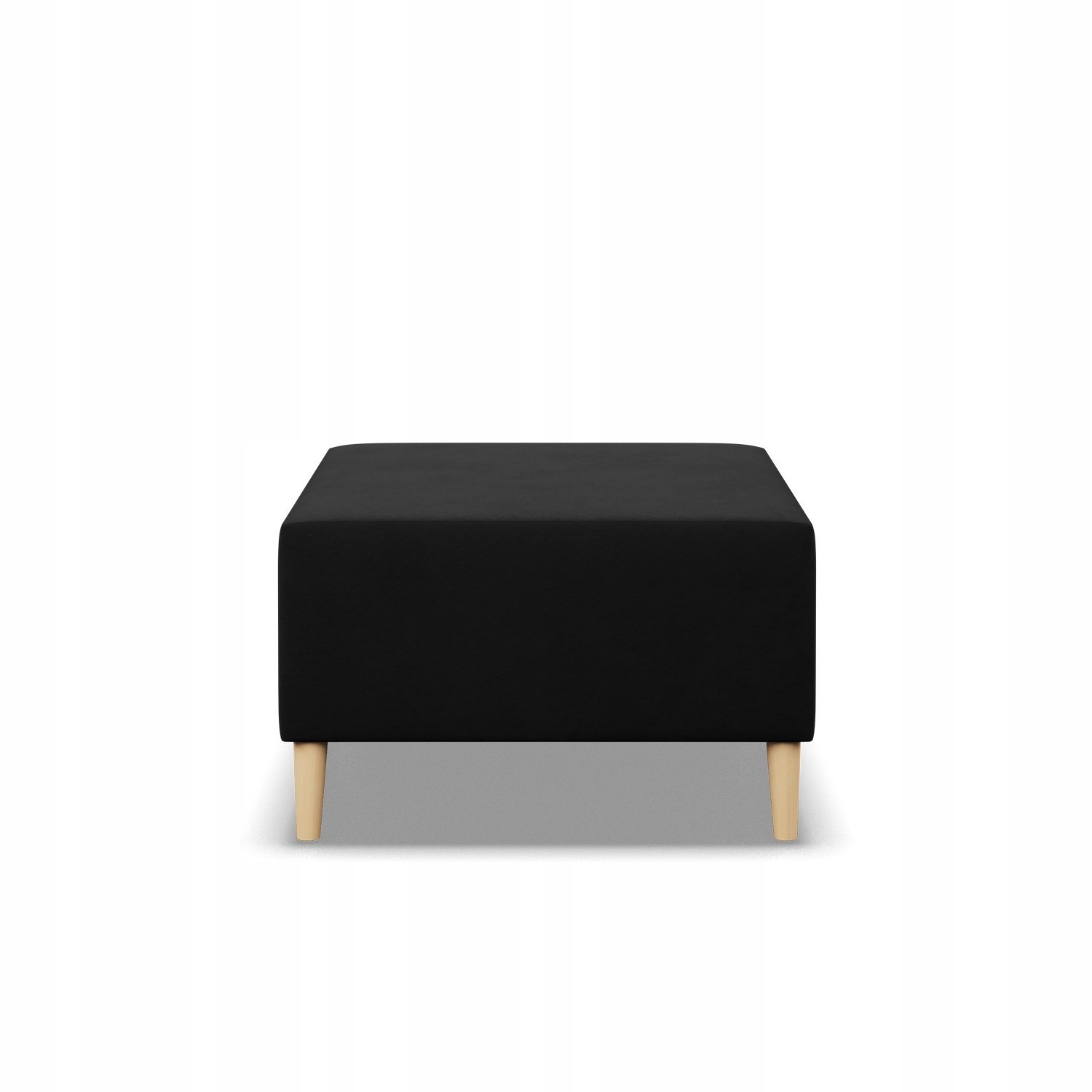 PUFA BLANK CZARNY 70x70 Podnóżek PUF