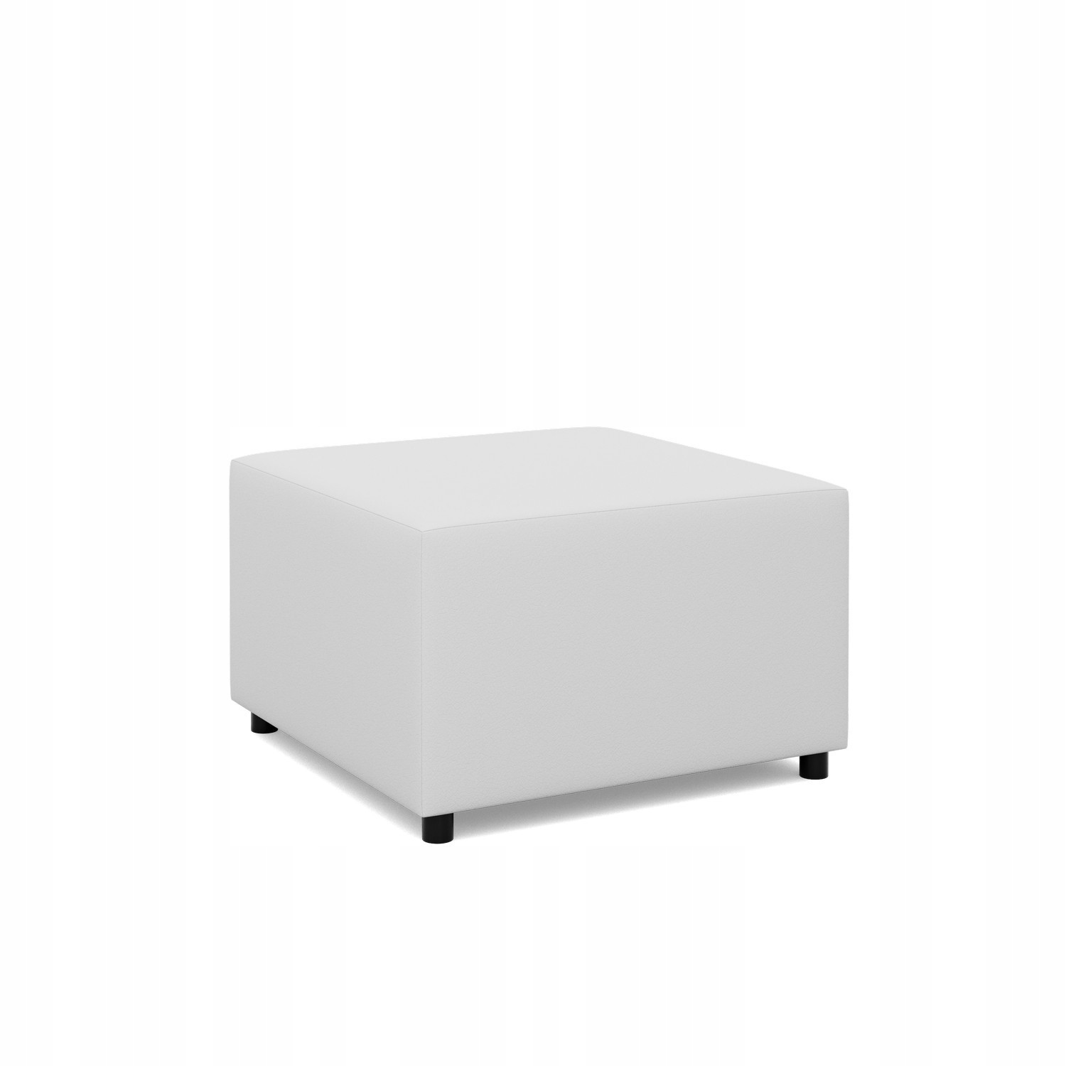 PUFA LUNA BIAŁA 70x70 Podnóżek PUF