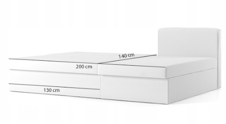 NAROŻNIK MONAKO SZARY CZARNY Rogówka KANAPA Rozkładana z Funkcją Spania