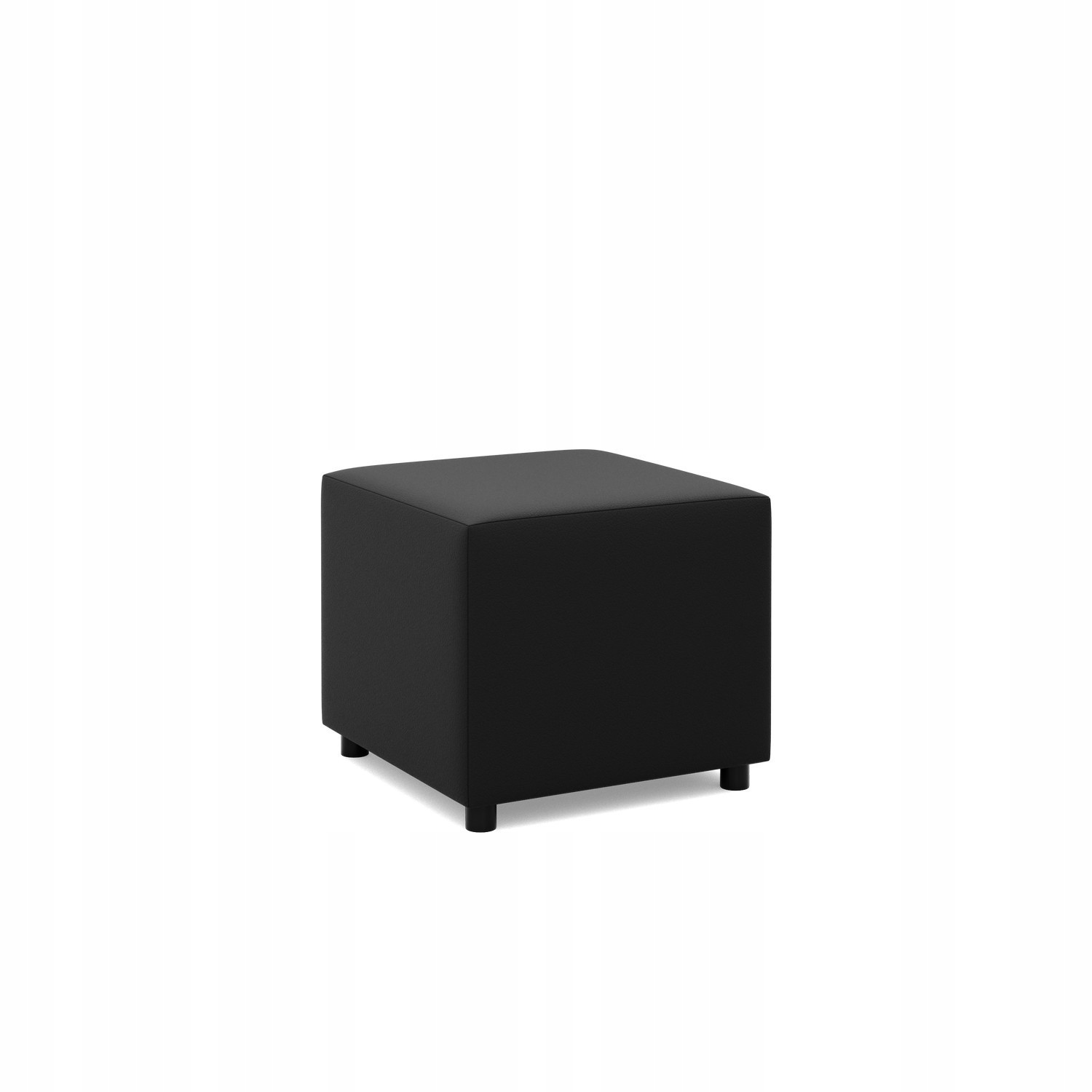 PUFA LUNA CZARNA 50x50 Podnóżek PUF