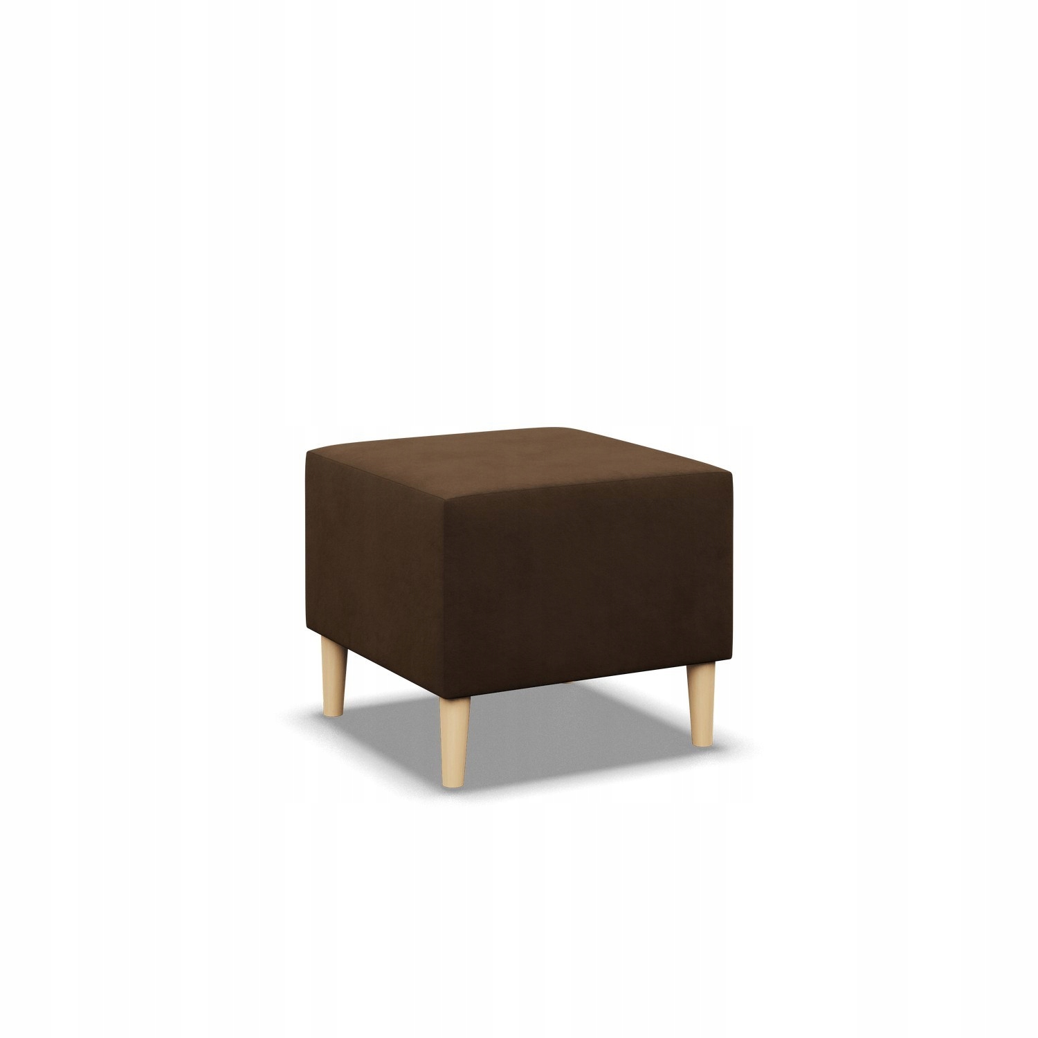 PUFA BLANK BRĄZOWA 50x50 Podnóżek PUF