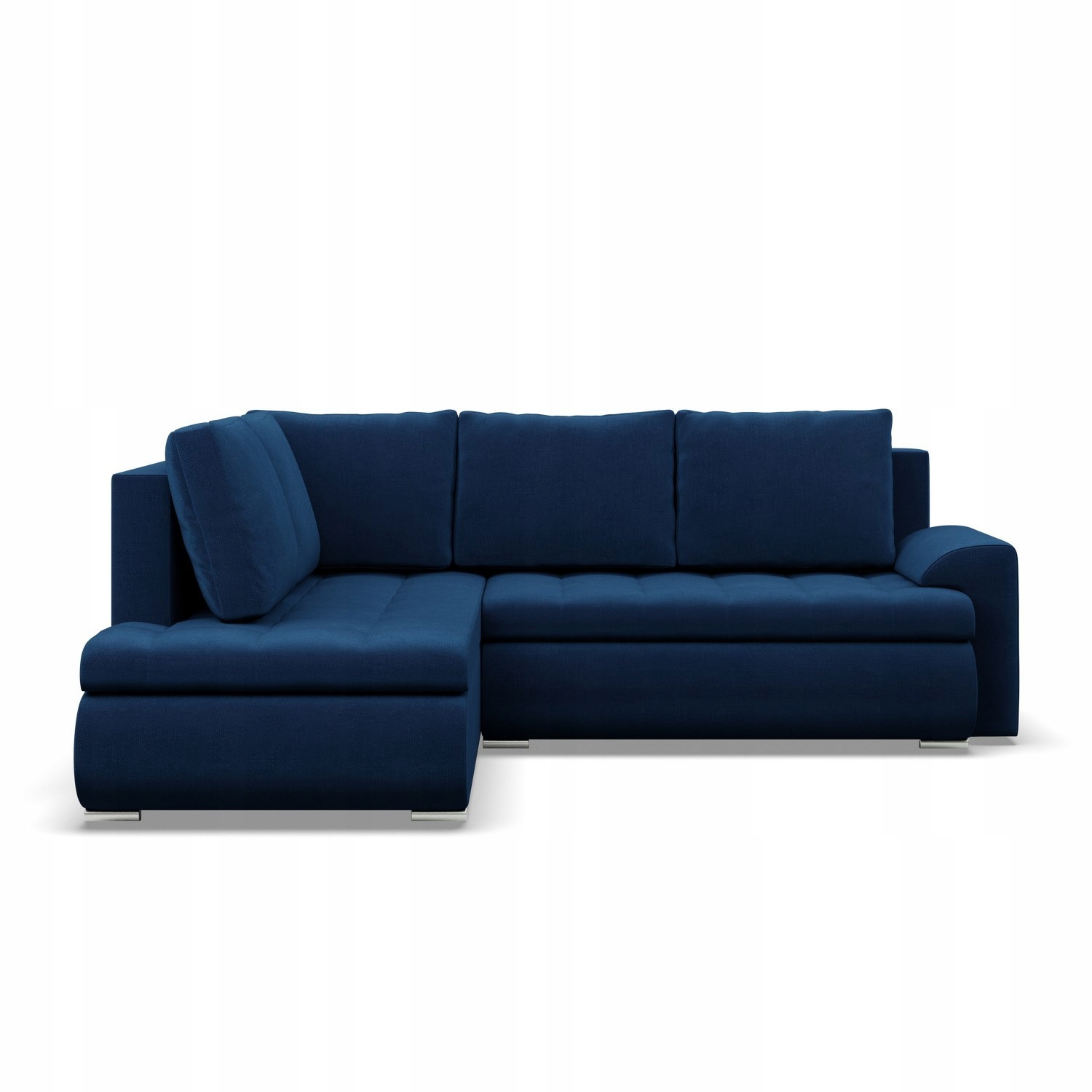 NAROŻNIK FORESTA XL NIEBIESKI GRANATOWY KANAPA Rozkładana KRONOS VELVET