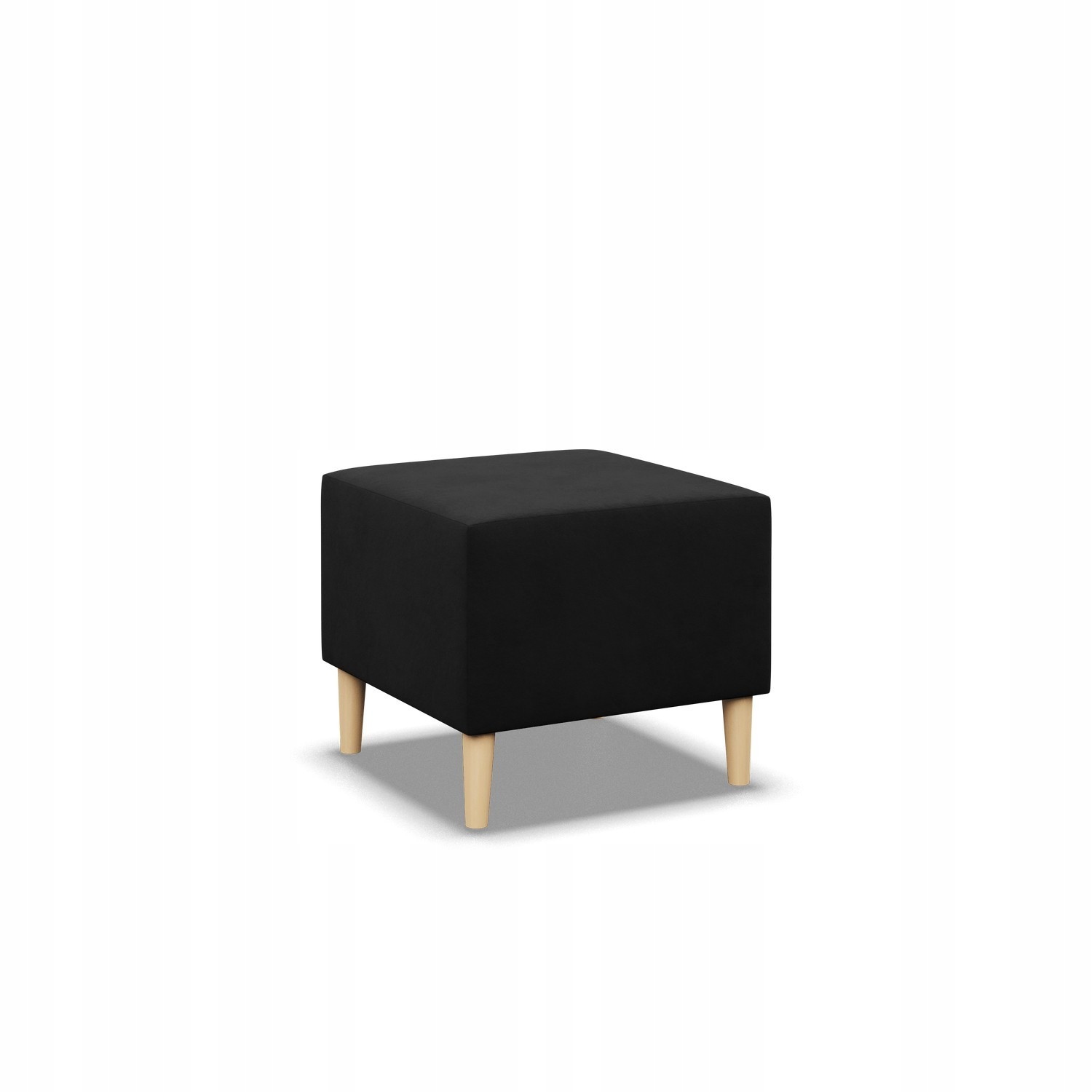 PUFA BLANK CZARNA 50x50 Podnóżek PUF