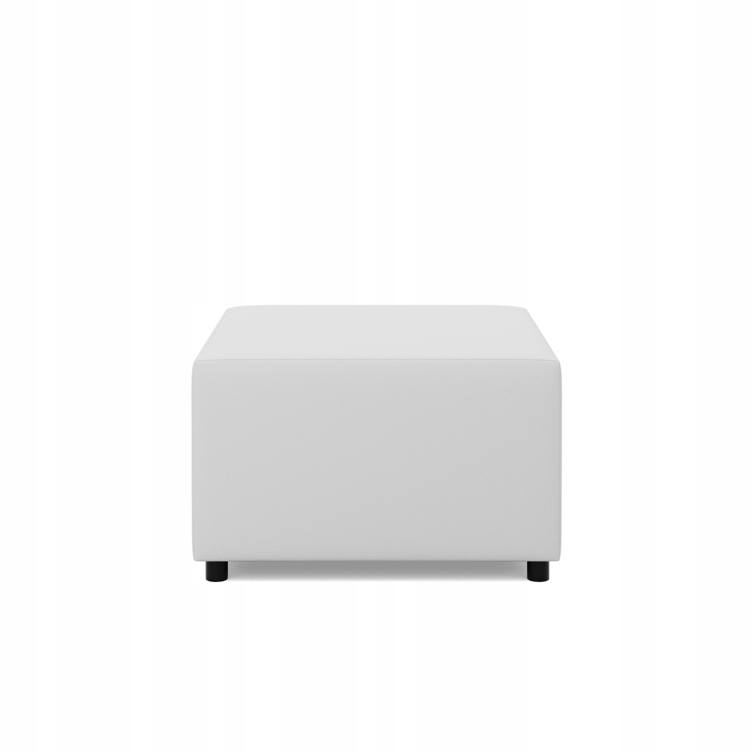 PUFA LUNA BIAŁA 70x70 Podnóżek PUF