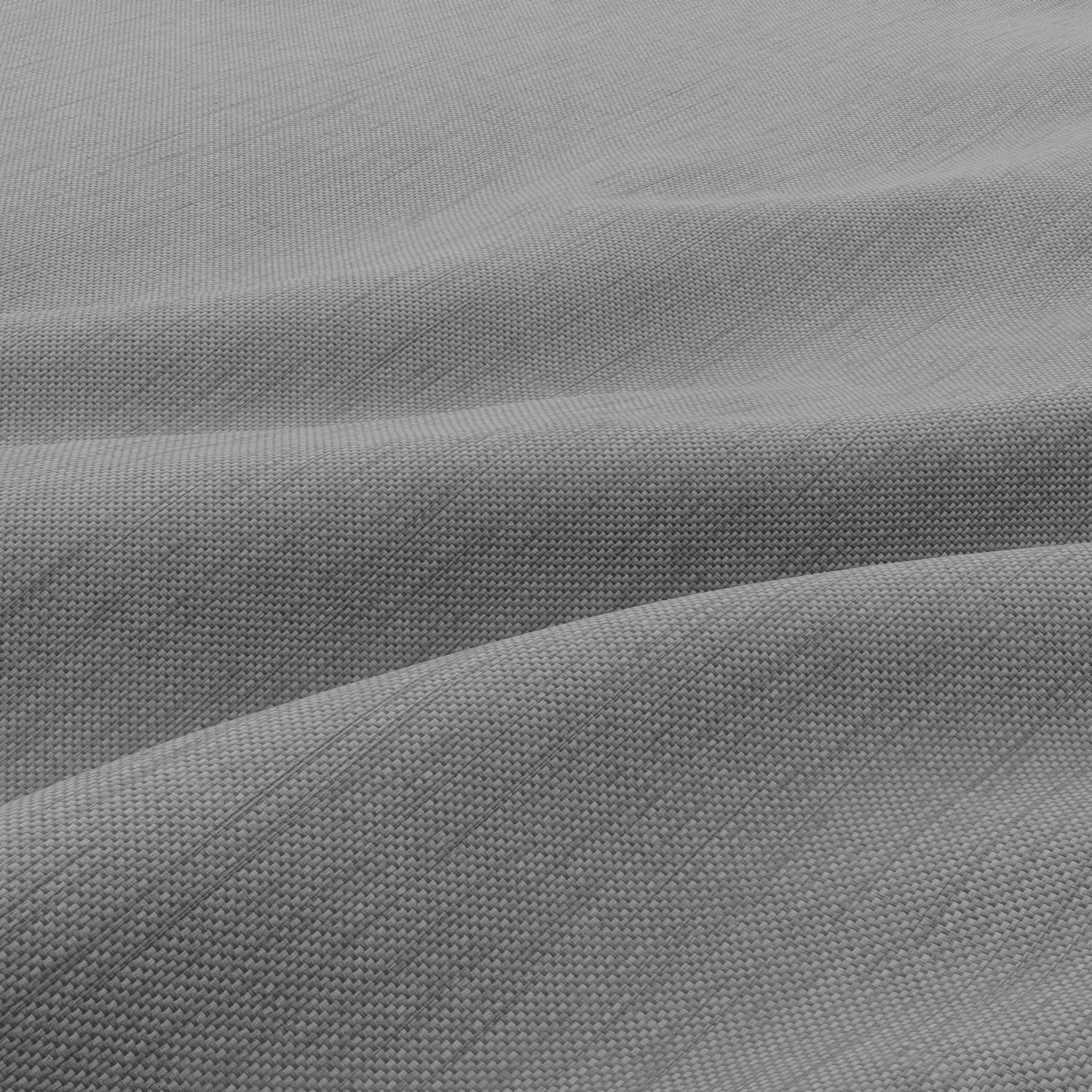 Łóżko Ramowe BORGO JEDNOOSOBOWE Tapicerowane Pojedyncze JASNY SZARY