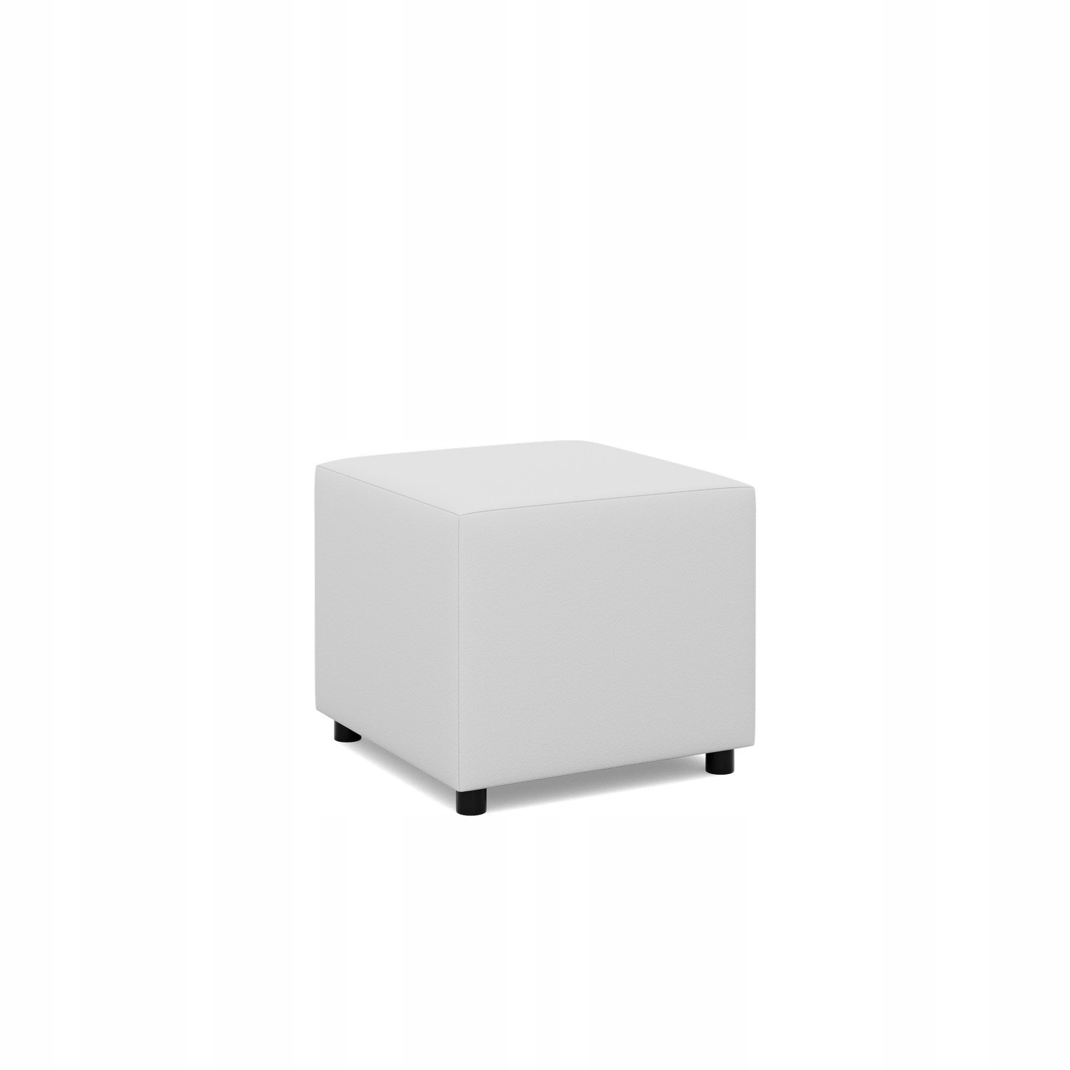 PUFA LUNA BIAŁA 50x50 Podnóżek PUF