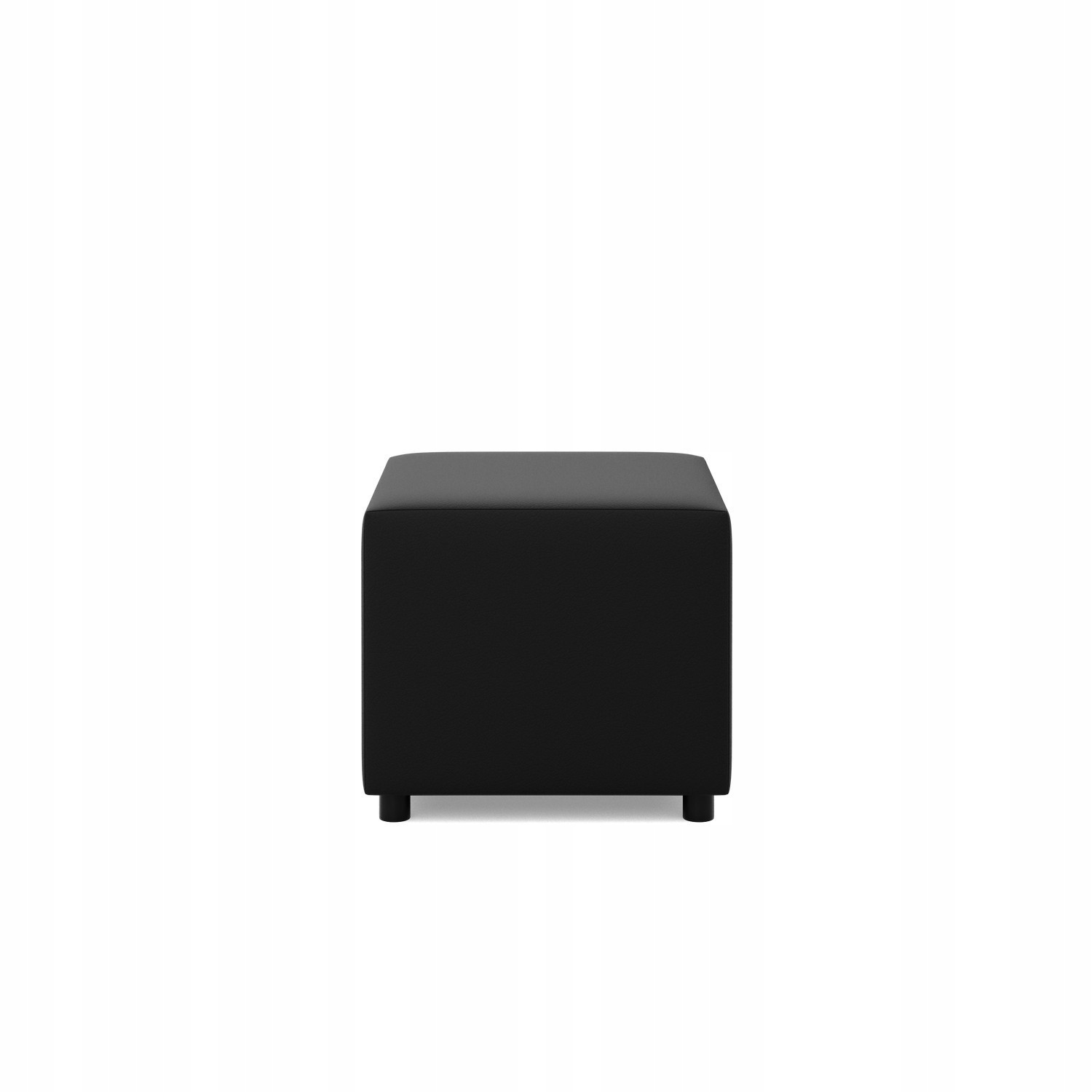 PUFA LUNA CZARNA 50x50 Podnóżek PUF