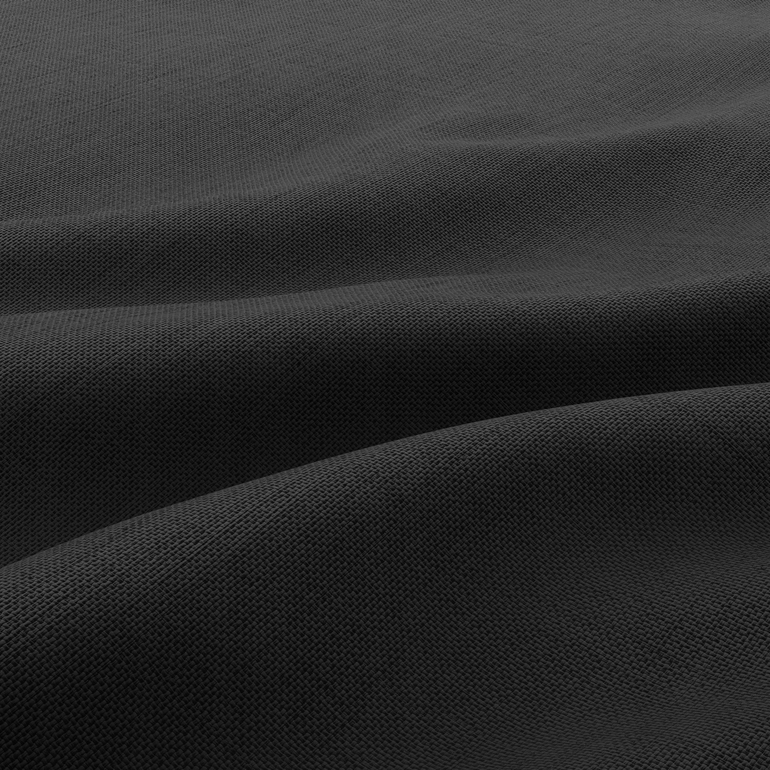 Łóżko Ramowe PAOLA CZARNE JEDNOOSOBOWE Tapicerowane Pojedyncze