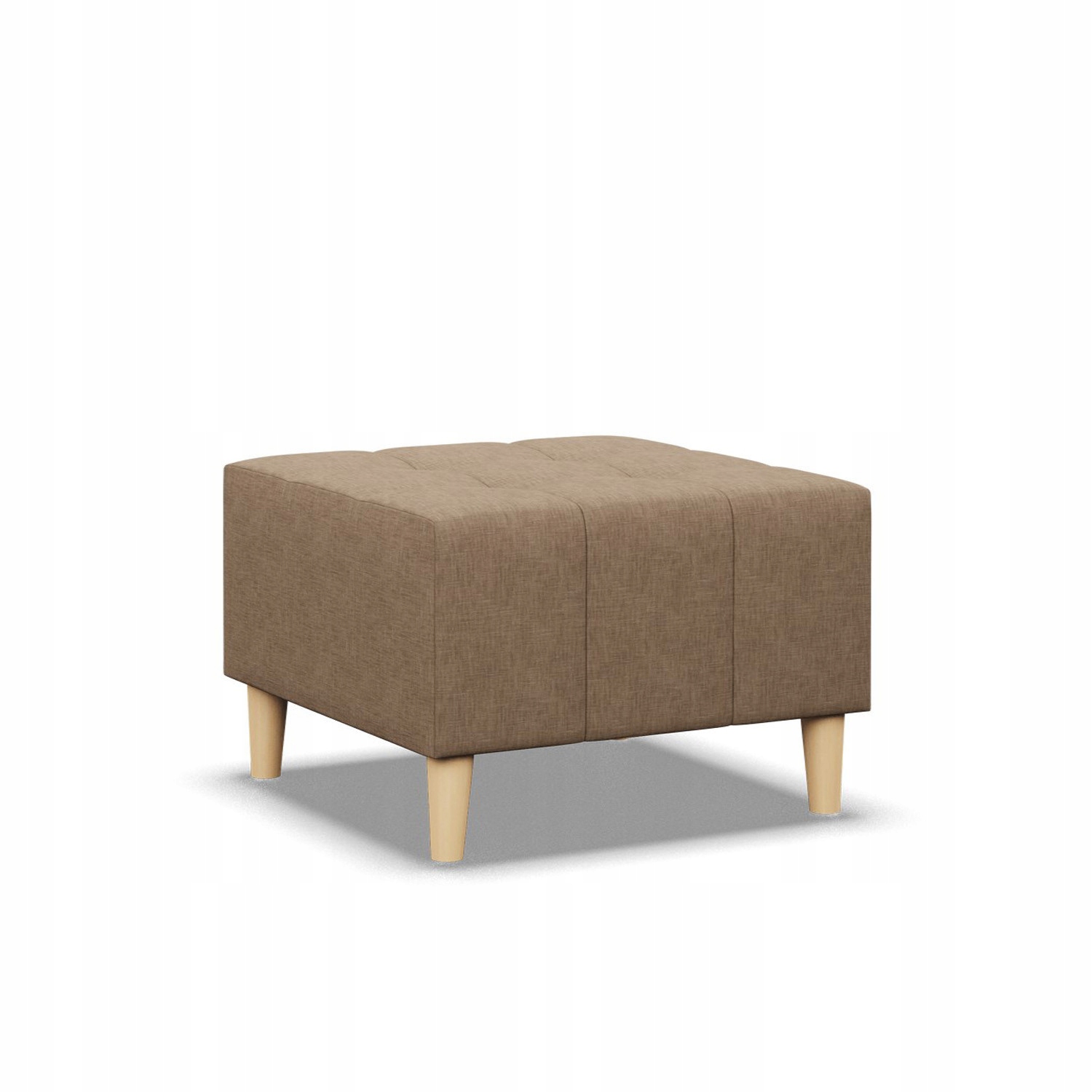 PUFA ELMA BEŻOWA 70x70 Podnóżek PUF