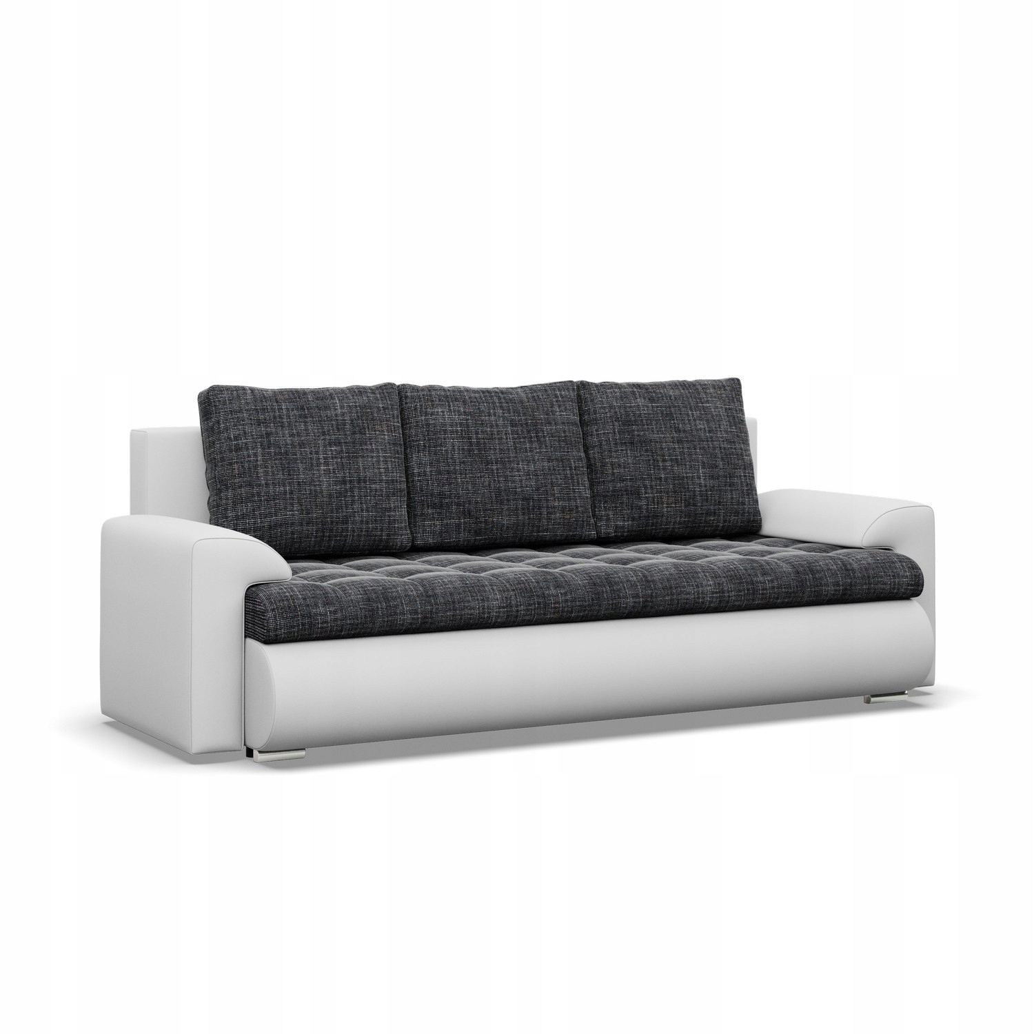 KANAPA FORESTA PLECIONKA BIAŁY POPIEL Rozkładana Wygodna Funkcja Spania